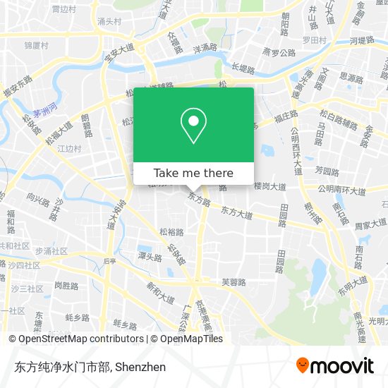 东方纯净水门市部 map