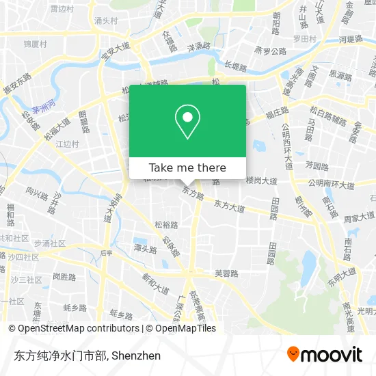 东方纯净水门市部 map