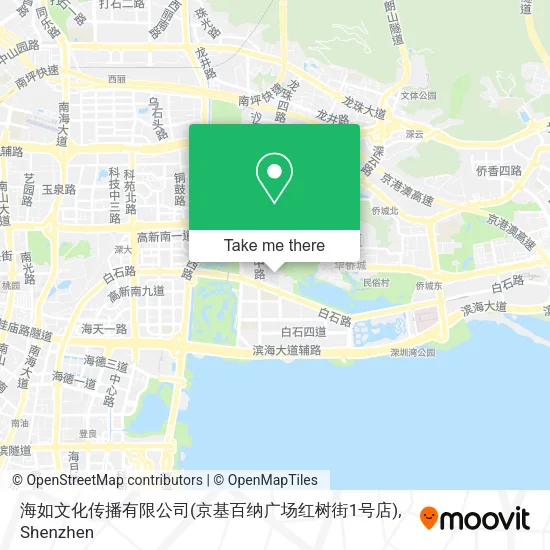 海如文化传播有限公司(京基百纳广场红树街1号店) map