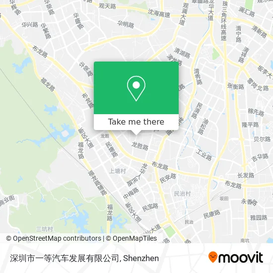 深圳市一等汽车发展有限公司 map