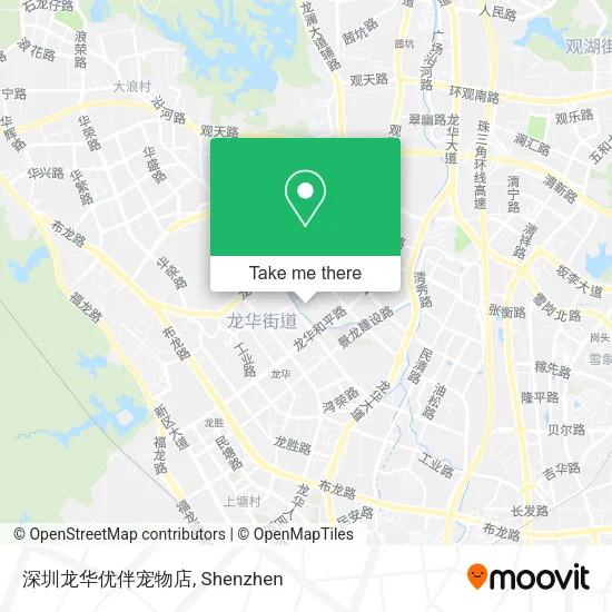 深圳龙华优伴宠物店 map