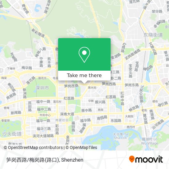 笋岗西路/梅岗路(路口) map