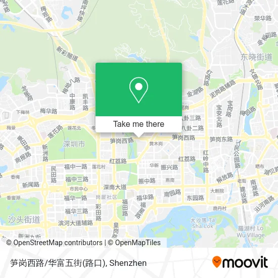 笋岗西路/华富五街(路口) map