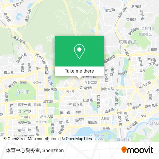 体育中心警务室 map