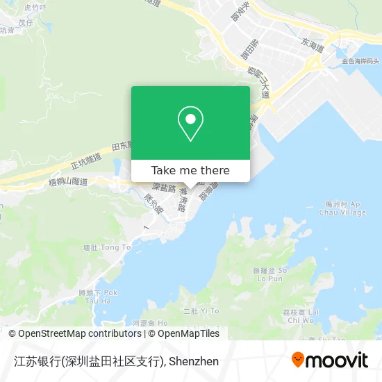 江苏银行(深圳盐田社区支行) map