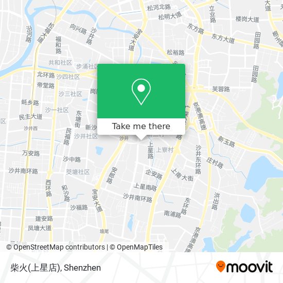 柴火(上星店) map