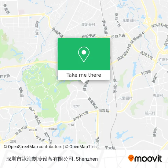 深圳市冰海制冷设备有限公司 map