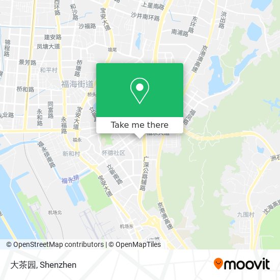 大茶园 map