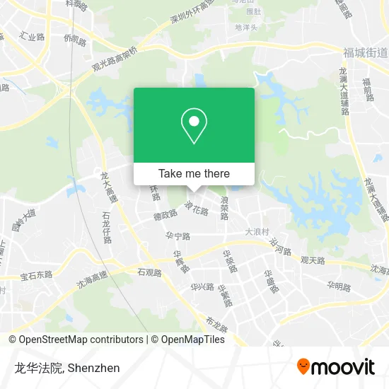 龙华法院 map