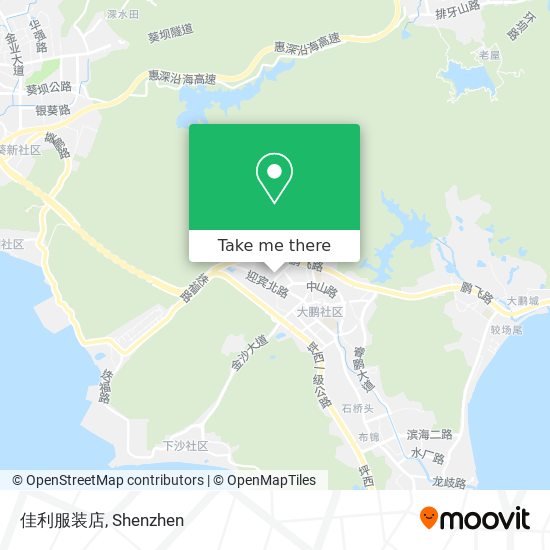 佳利服装店 map