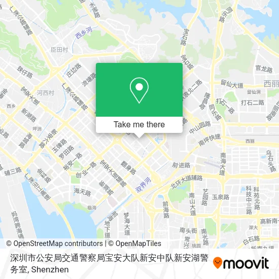 深圳市公安局交通警察局宝安大队新安中队新安湖警务室 map