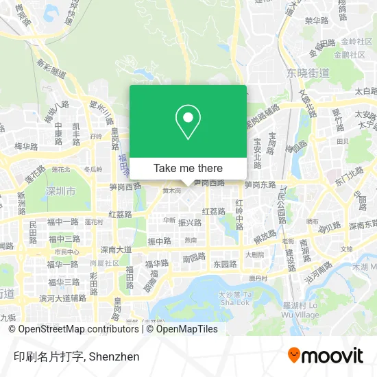 印刷名片打字 map