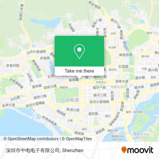 深圳市中电电子有限公司 map