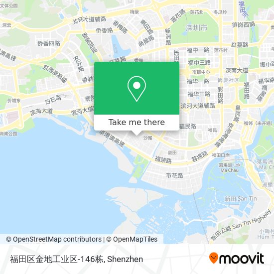 福田区金地工业区-146栋 map