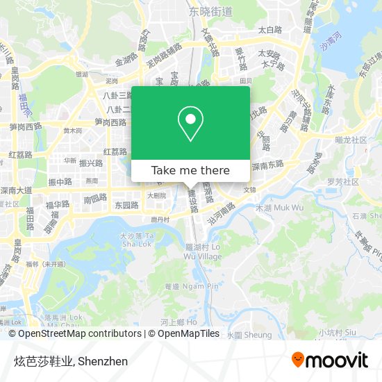 炫芭莎鞋业 map