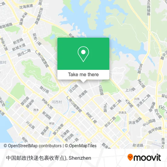 中国邮政(快递包裹收寄点) map