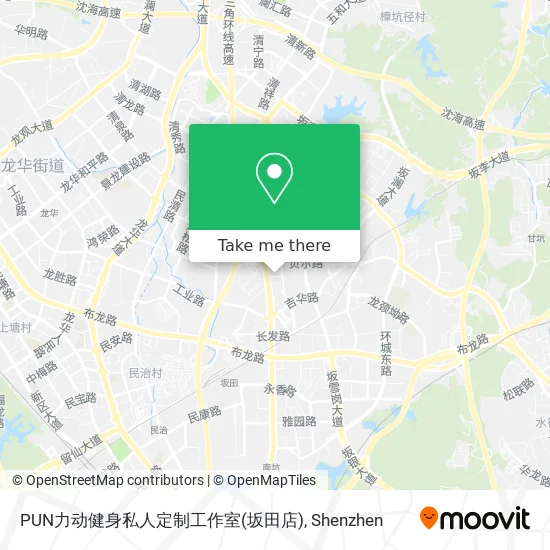PUN力动健身私人定制工作室(坂田店) map