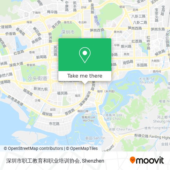 深圳市职工教育和职业培训协会 map