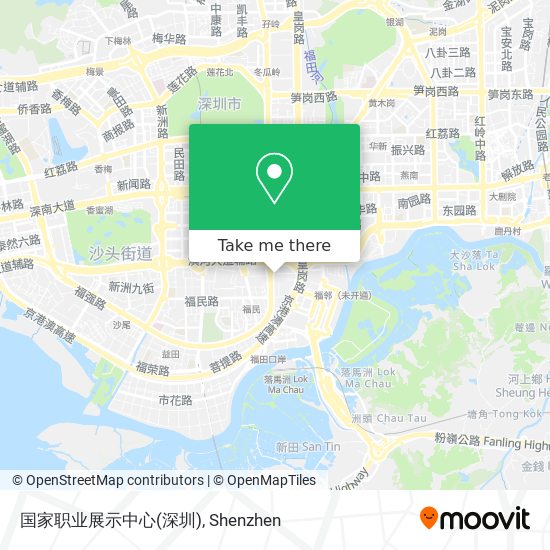 国家职业展示中心(深圳) map