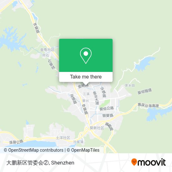 大鹏新区管委会② map