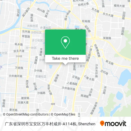 广东省深圳市宝安区万丰村咸井-A114栋 map