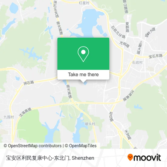 宝安区利民复康中心-东北门 map