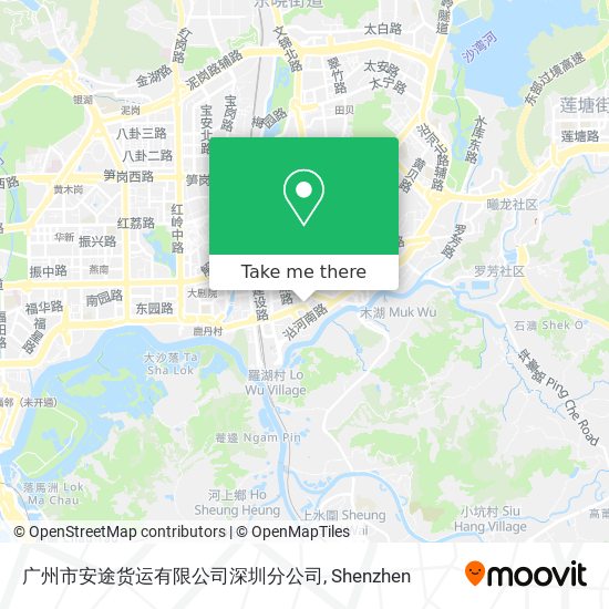 广州市安途货运有限公司深圳分公司 map