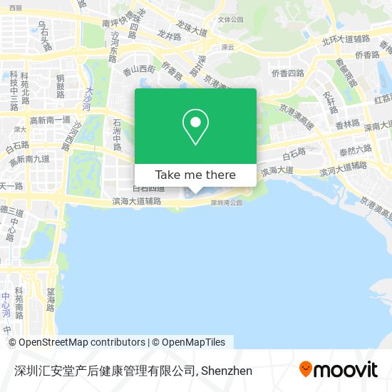 深圳汇安堂产后健康管理有限公司 map