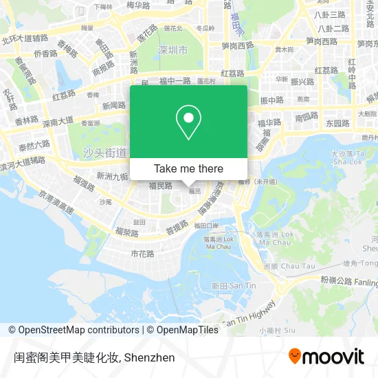 闺蜜阁美甲美睫化妆 map