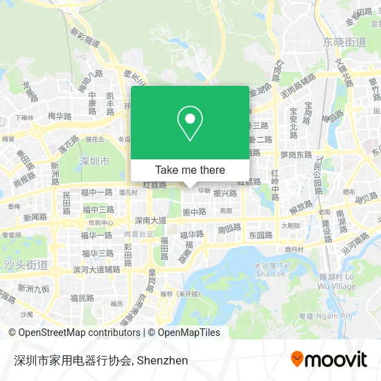深圳市家用电器行协会 map