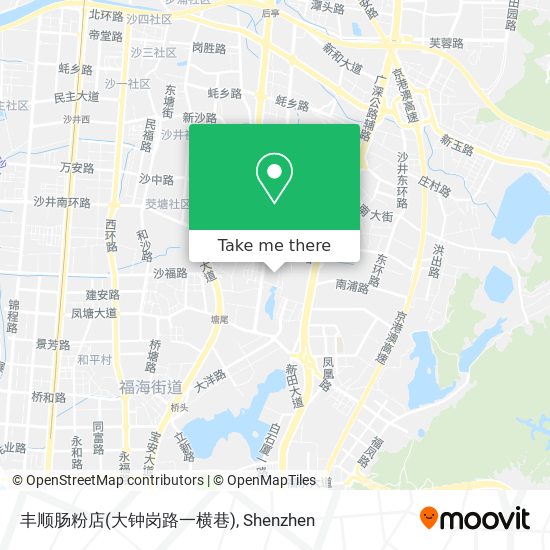 丰顺肠粉店(大钟岗路一横巷) map