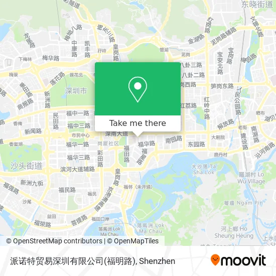 派诺特贸易深圳有限公司(福明路) map
