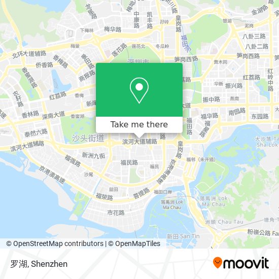 罗湖 map