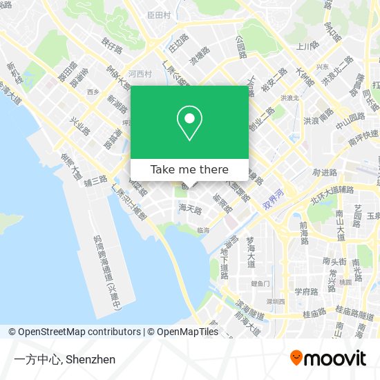 一方中心 map