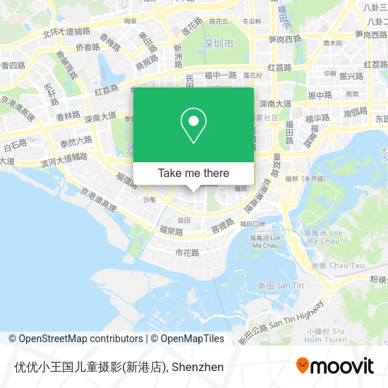 优优小王国儿童摄影(新港店) map