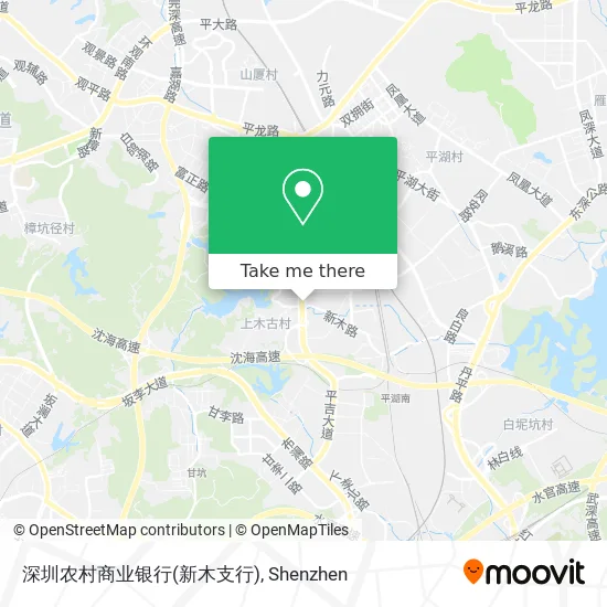 深圳农村商业银行(新木支行) map
