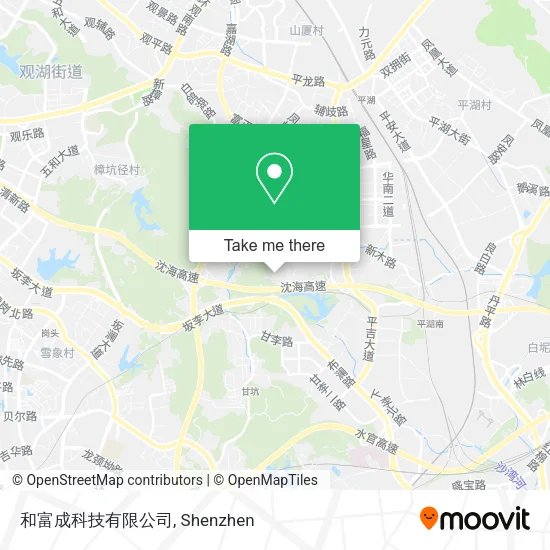 和富成科技有限公司 map