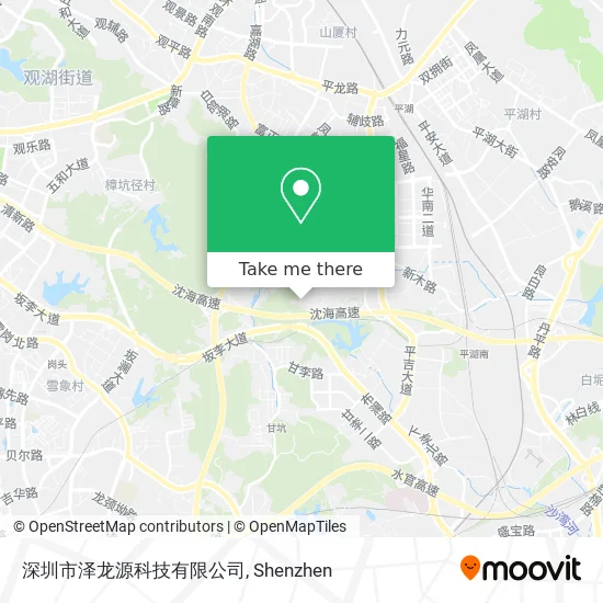 深圳市泽龙源科技有限公司 map