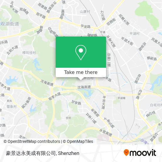 豪景达永美成有限公司 map