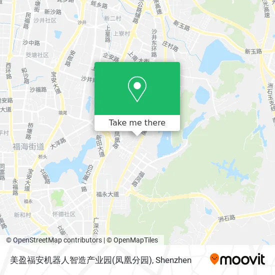 美盈福安机器人智造产业园(凤凰分园) map