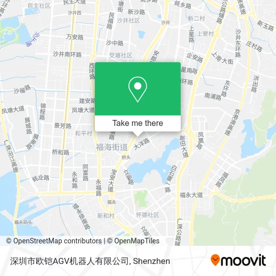 深圳市欧铠AGV机器人有限公司 map