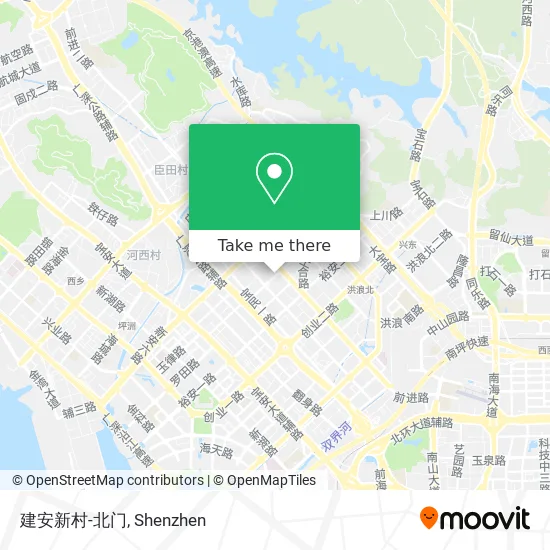 建安新村-北门 map