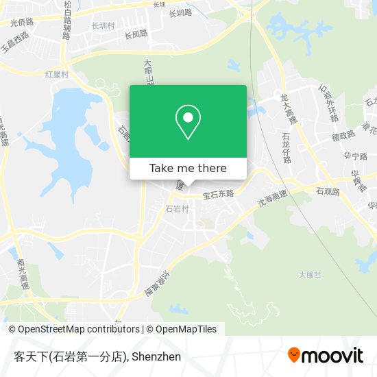 客天下(石岩第一分店) map