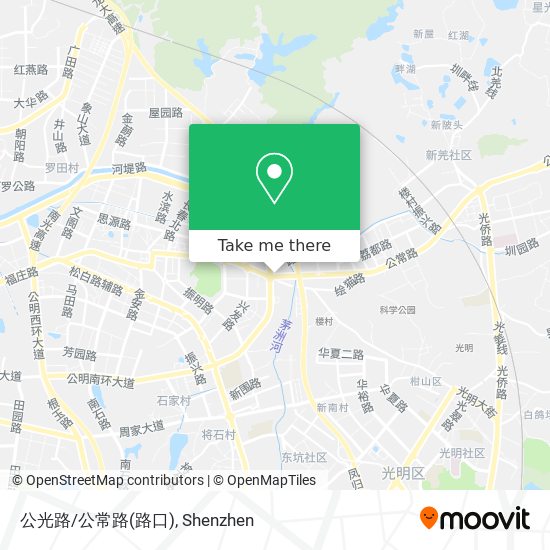 公光路/公常路(路口) map