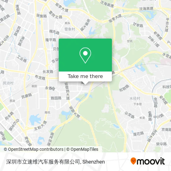 深圳市立速维汽车服务有限公司 map