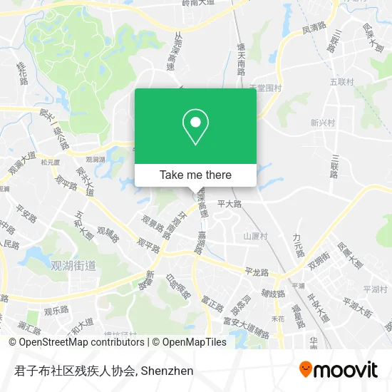 君子布社区残疾人协会 map