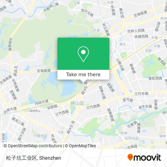 松子坑工业区 map