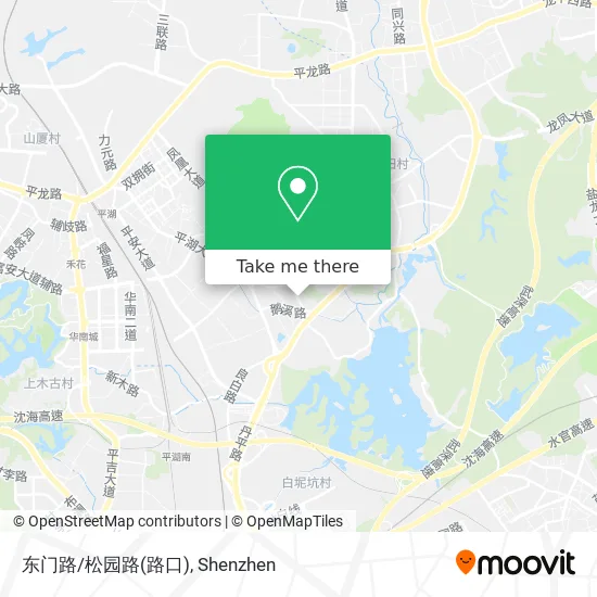 东门路/松园路(路口) map