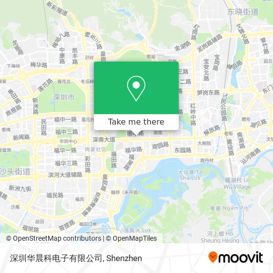 深圳华晨科电子有限公司 map