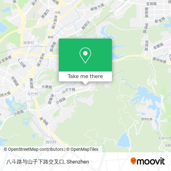 八斗路与山子下路交叉口 map